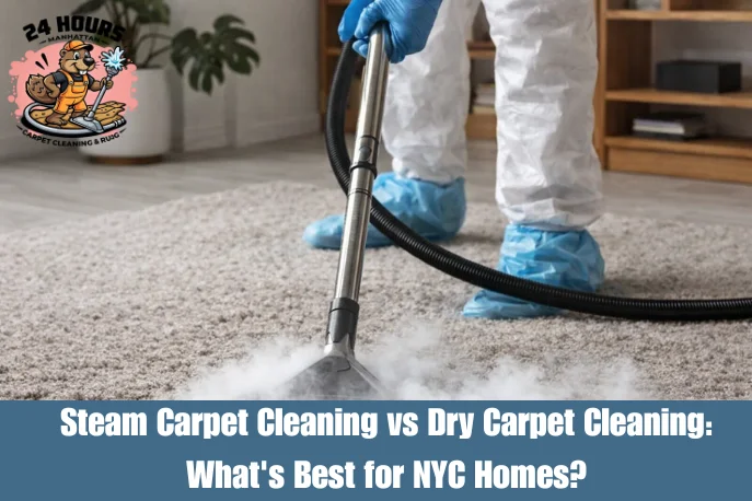 Steam Carpet Cleaning vs Dry Carpet Cleaning Whats Best for NYC Homes 1